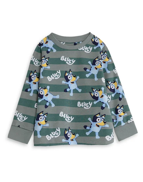 Vanilla Underground Bluey Kids Light Blue 2 Long Leg Pyjamas (18mnths-7yrs) - Age 2-3 Years Image 3