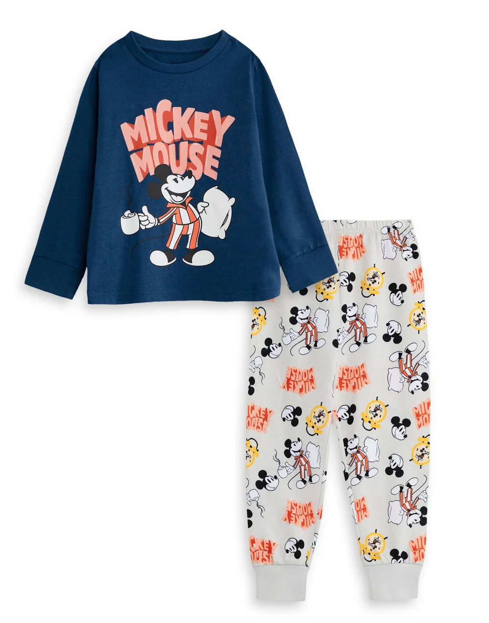 Vanilla Underground Disney Kids Navy Pyjamas (18mnths-8yrs) - Age 3-4 Years Image 1