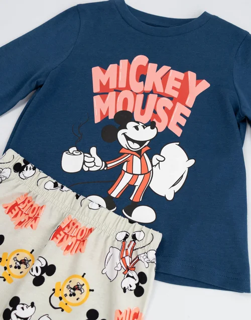 Vanilla Underground Disney Kids Navy Pyjamas (18mnths-8yrs) - Age 3-4 Years Image 4