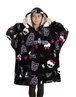 Monster High Black Blanket Hoodie - One Size Image 1