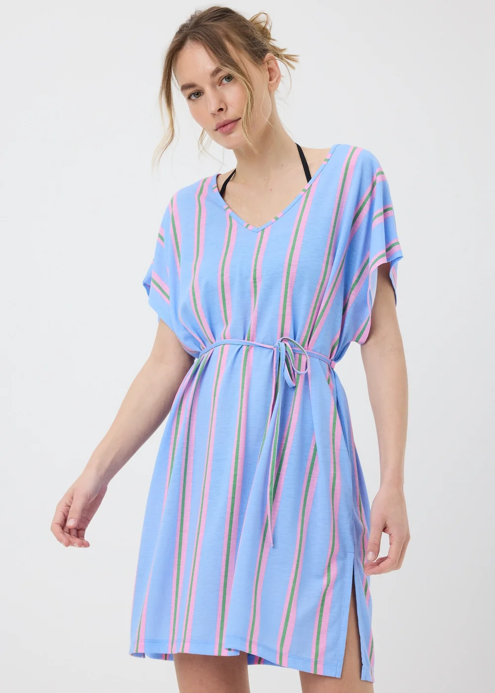 Blue Stripe Kaftan - XS Image 1