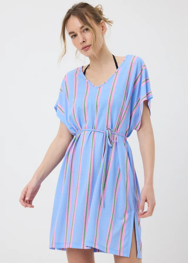 Blue Stripe Kaftan