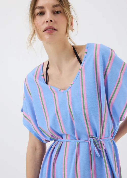 Blue Stripe Kaftan - XS Image 2