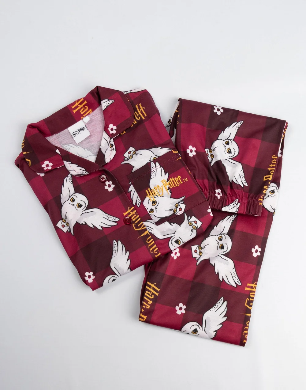 Vanilla Underground Harry Potter Kids Red Pyjamas (5-14yrs) - Age 7-8 Years Image 4