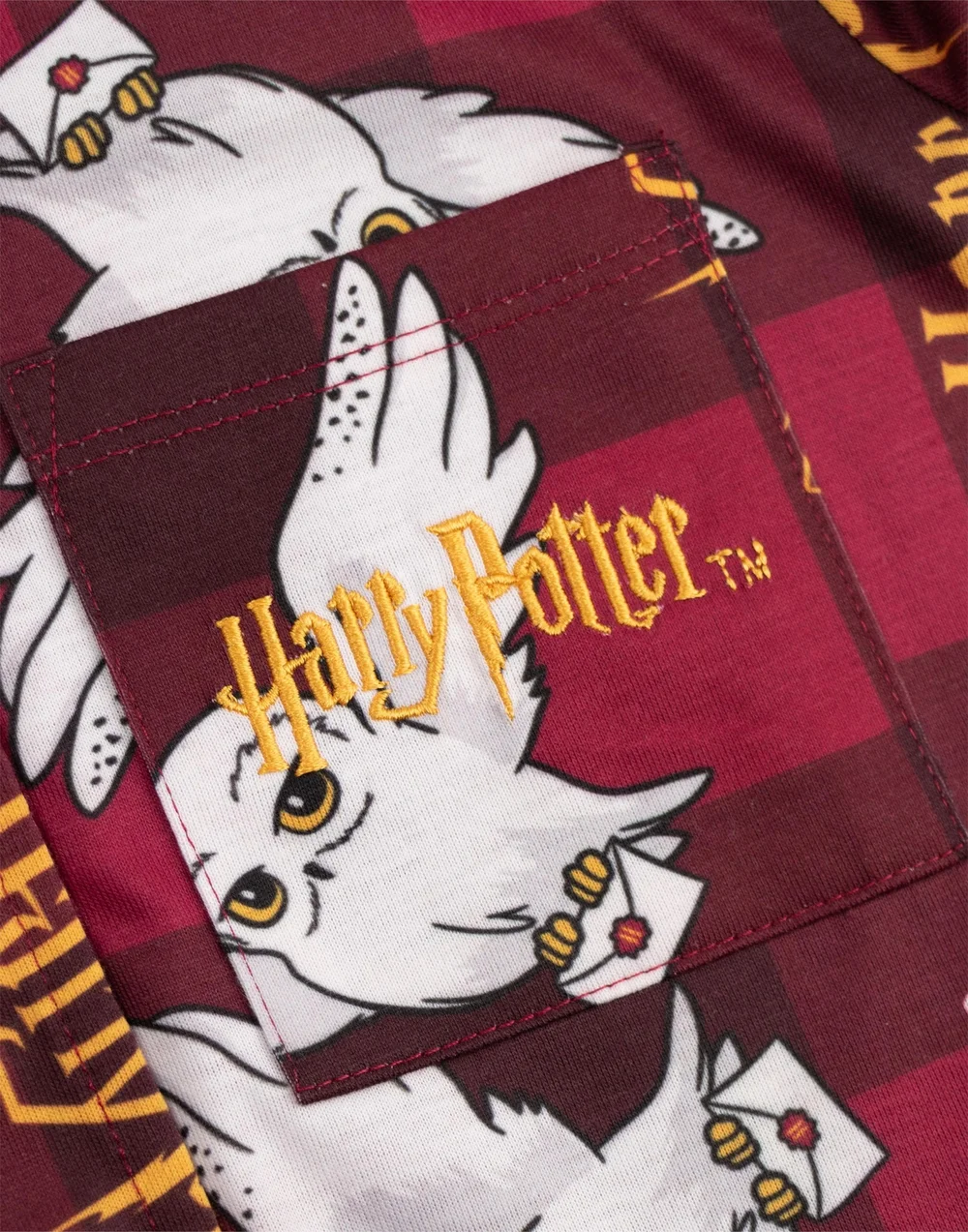 Vanilla Underground Harry Potter Kids Red Pyjamas (5-14yrs) - Age 7-8 Years Image 5