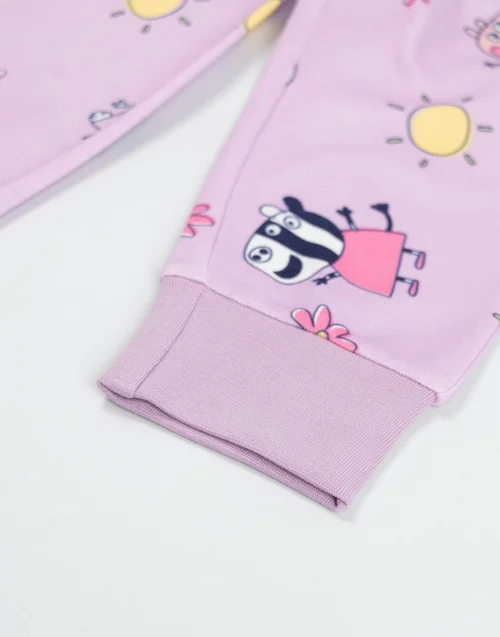Vanilla Underground Peppa Pig Girls Multicoloured Character Long Sleeve Long Leg Pyjama Set (18 Months -7 Years) - 6-7 Yrs Image 5