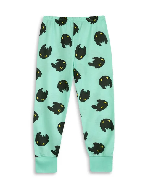 Vanilla Underground How to Train Your Dragon Kids Black Long Pyjama Set (Age 3-12 Yrs) - Age 9-10 Years Image 4