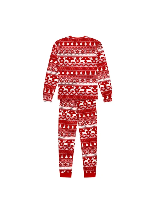 My Christmas Pyjamas Red Nativity Two-Piece Long Matching Pyjama Set - 3XL Image 2