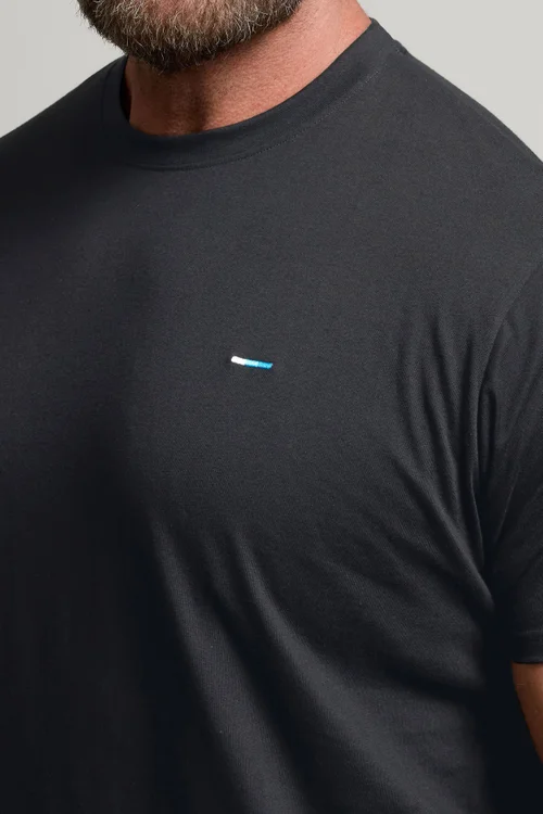 BadRhino Black/Blue/Red/Green/Navy 5 Pack Extra Long T-Shirts - 4XL Image 5