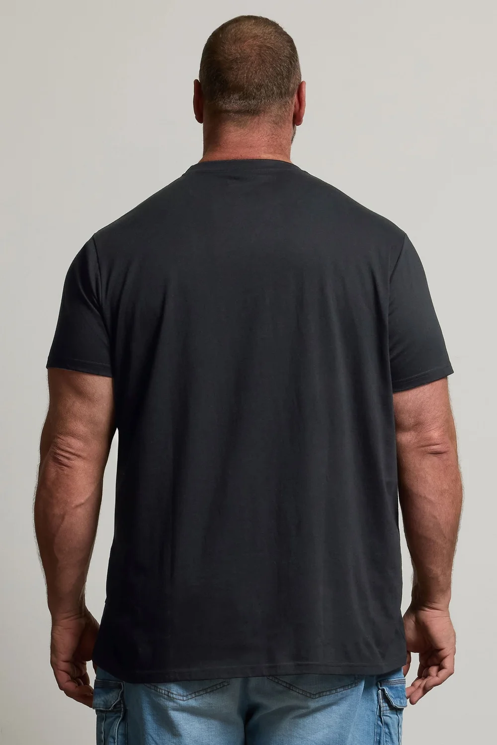 BadRhino Black/Blue/Red/Green/Navy 5 Pack Extra Long T-Shirts - 4XL Image 4