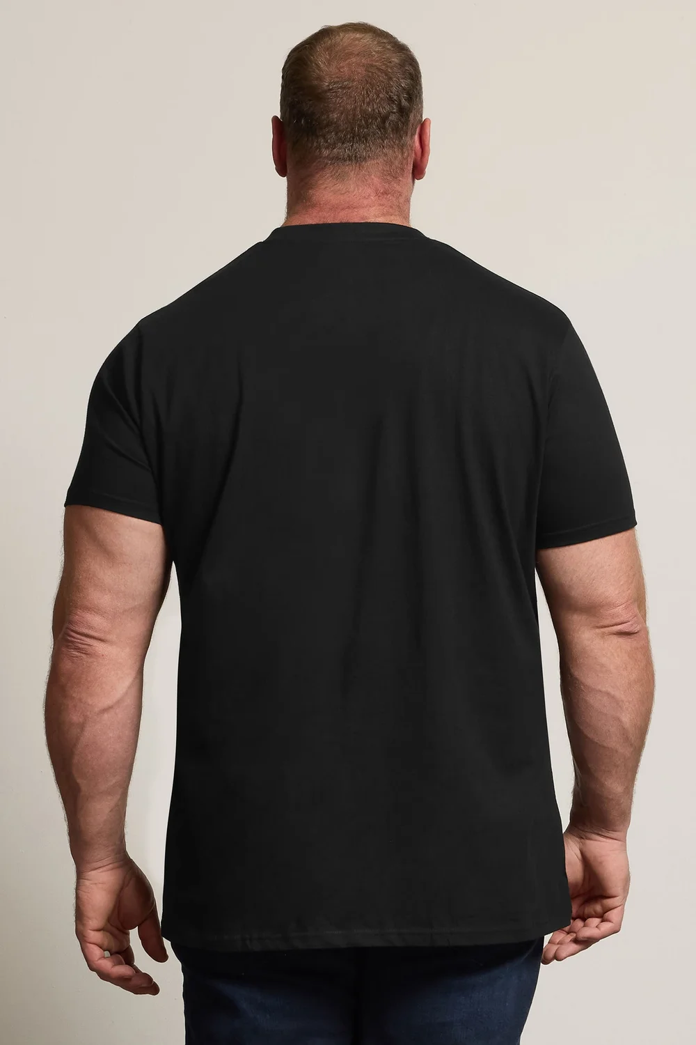 BadRhino Black 5 Pack V-Neck T-Shirts - 2XL Image 4
