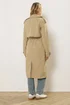 Long Tall Sally Stone Brown Trench Coat - 12 Image 4