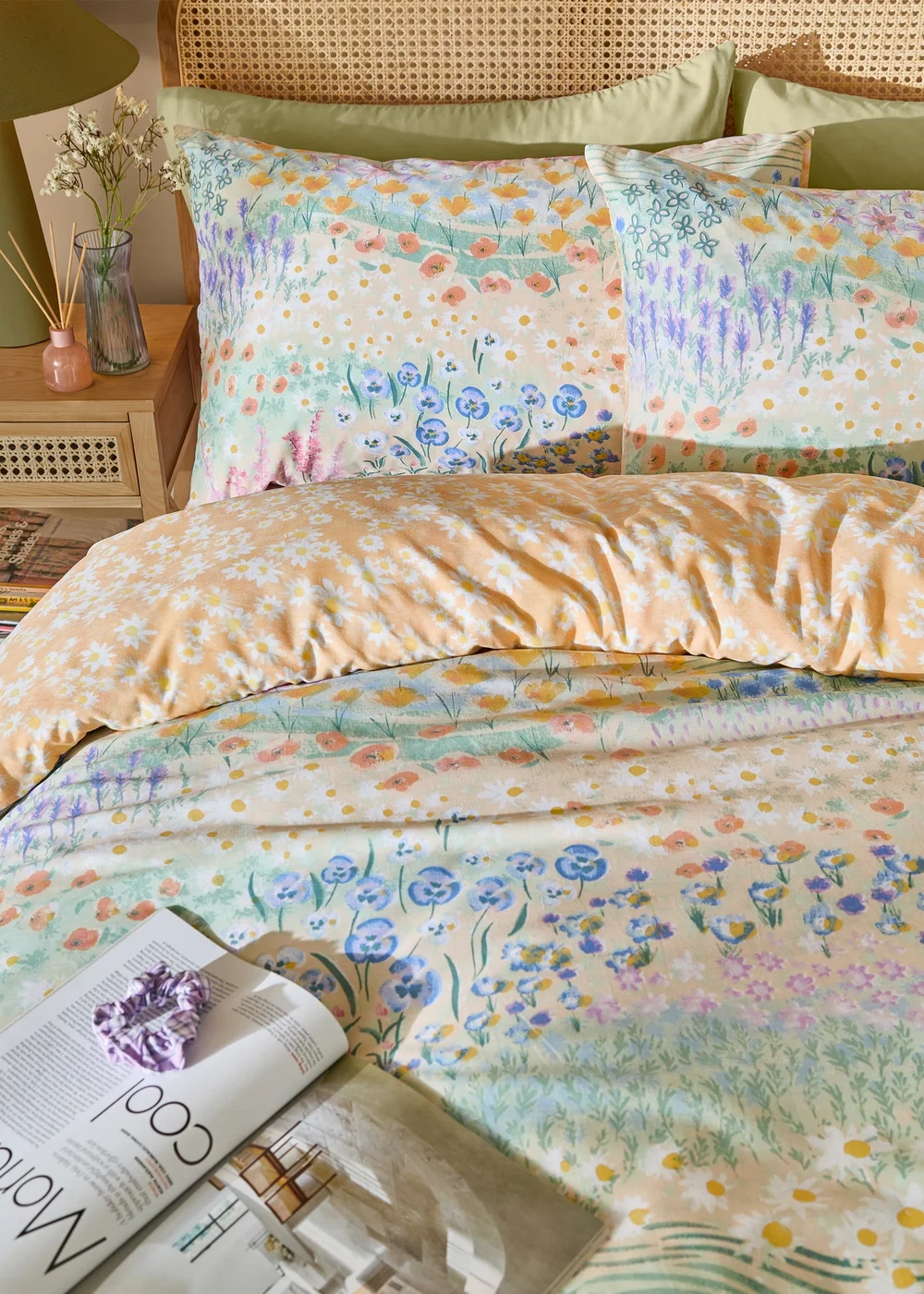 Furn Florin Reversible Multicolour Duvet Cover Set - Single Image 3