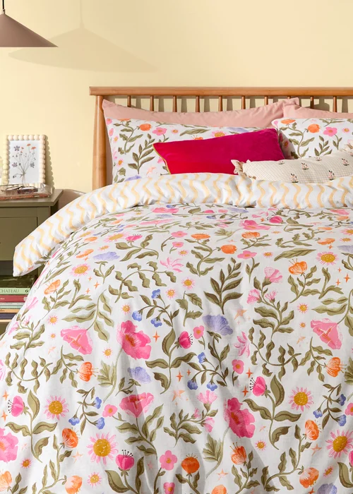 Furn Summer Solstice Reversible Multicolour Duvet Cover Set - Double Image 4