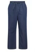 Yours Curve Indigo Blue Pull On Wide Leg Jeans - 20/L30 Image 5