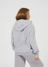 Brave Soul Light Grey Zip Through Polar Fleece Hoodie - Extra Large Image 2