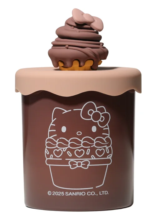 Hello Kitty Chocolate Cream Candle with Silicone Lid & Warm Scent - Medium Image 4