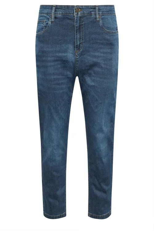 BadRhino Blue Mid Rinse Stretch Jeans - 42/L30 Image 5