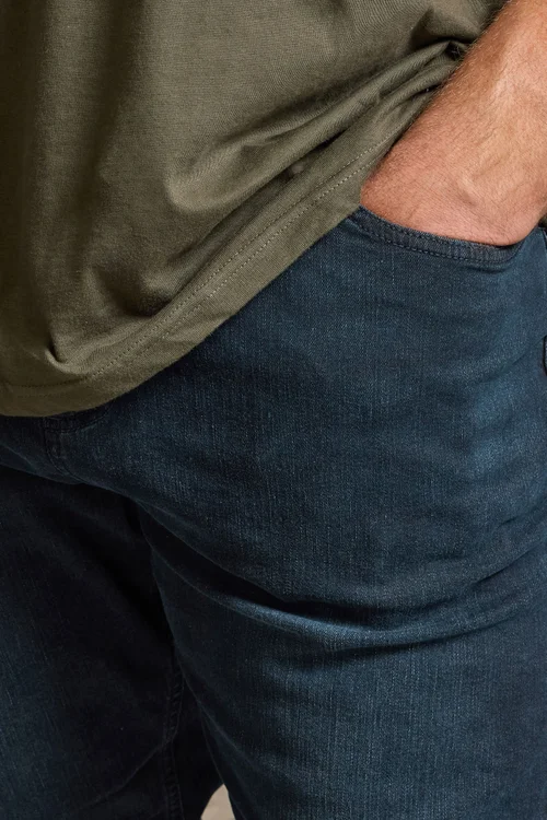 BadRhino Ink Blue Straight Leg Stretch Jeans - 58/L34 Image 4