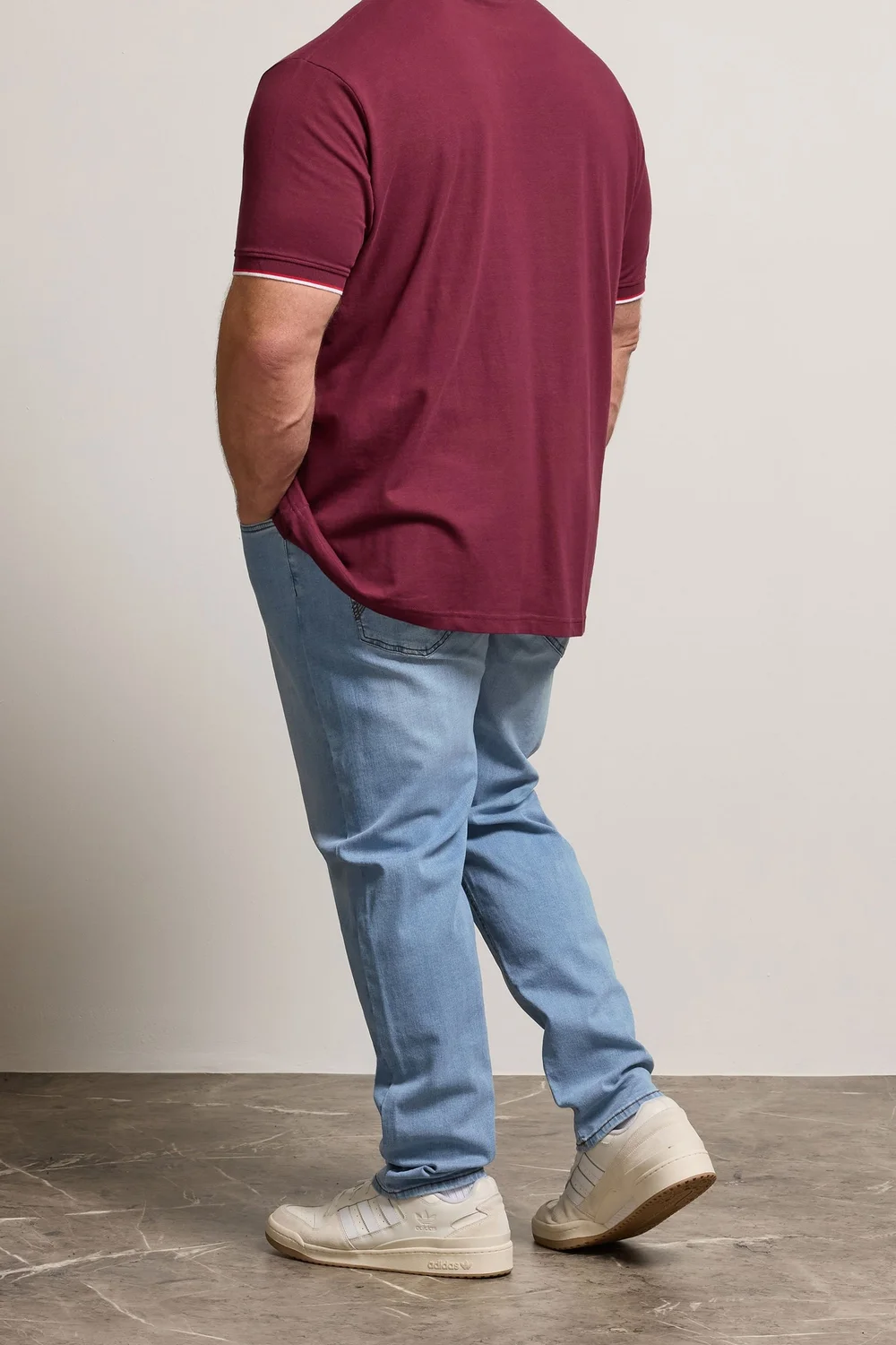 BadRhino Light Blue Straight Leg Stretch Jeans - 46/L30 Image 4