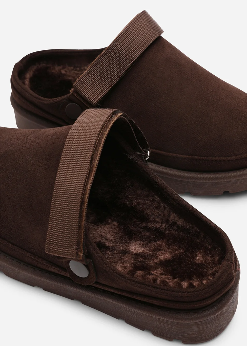 Where's That From Alondra Slip-on Strap Brown Faux Suede Mini Boots - 4 Image 4