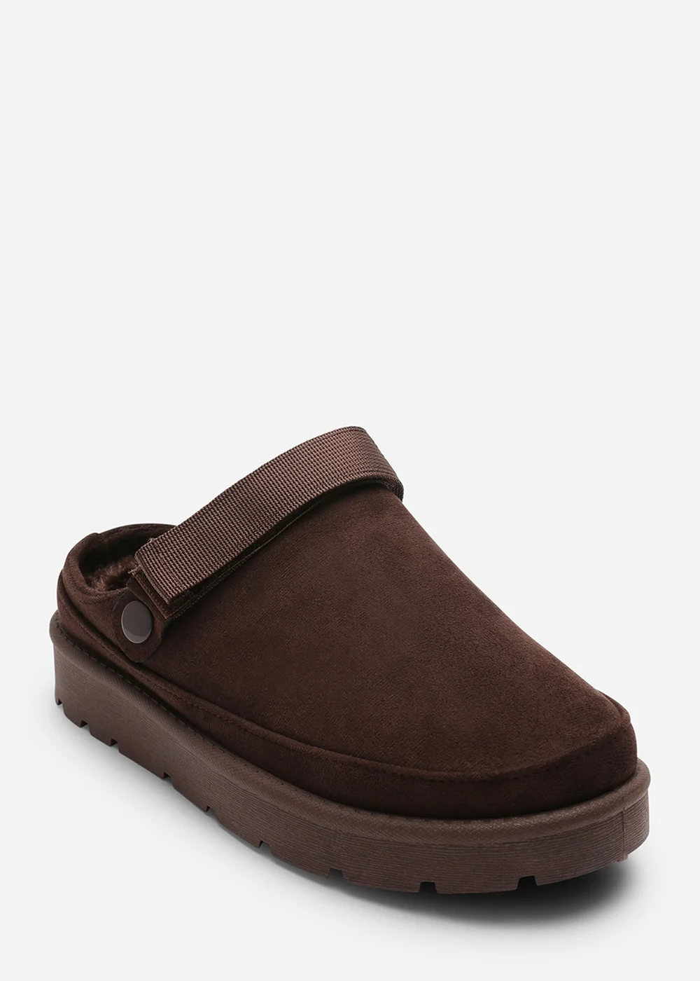Where's That From Alondra Slip-on Strap Brown Faux Suede Mini Boots - 4 Image 3