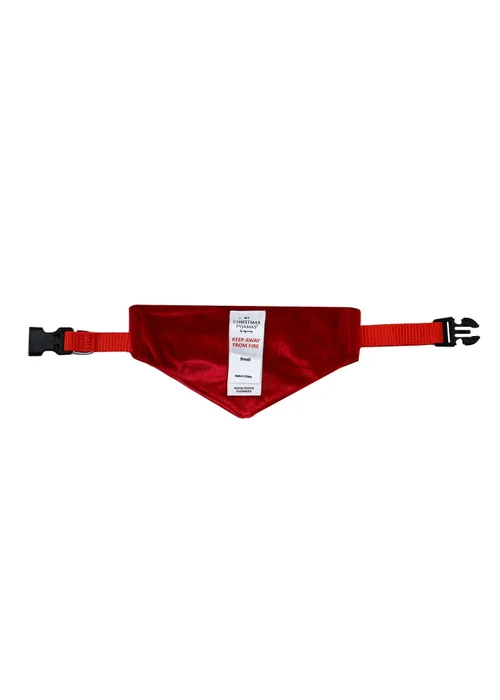My Christmas Pyjamas Red Velvet Rouge Pet Matching Bandana - XL Image 2