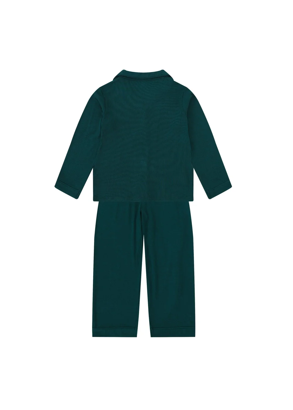 Pyjamily Emerald Green Midnight Jewel Children's Two-Piece Long Matching Pyjama Set (18m-14yrs) - 1.5-2 Yrs Image 3