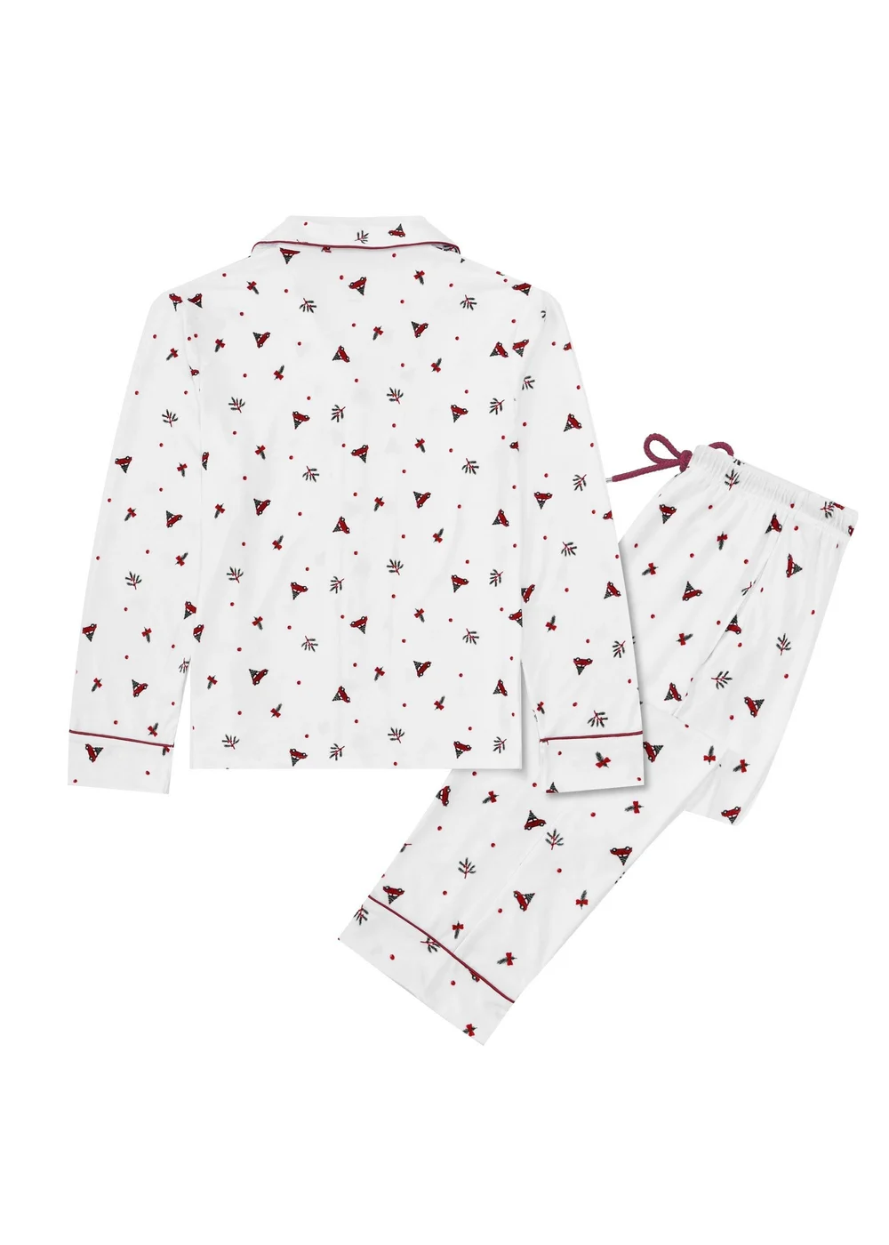 My Christmas Pyjamas White Driving Home For Christmas Two-Piece Long Matching Pyjama Set - 2XL Image 2