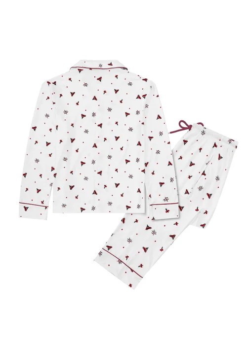 My Christmas Pyjamas White Driving Home For Christmas Two-Piece Long Matching Pyjama Set - 2XL Image 2