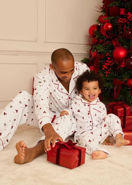 My Christmas Pyjamas White Driving Home For Christmas Two-Piece Long Matching Pyjama Set - 2XL Image 4