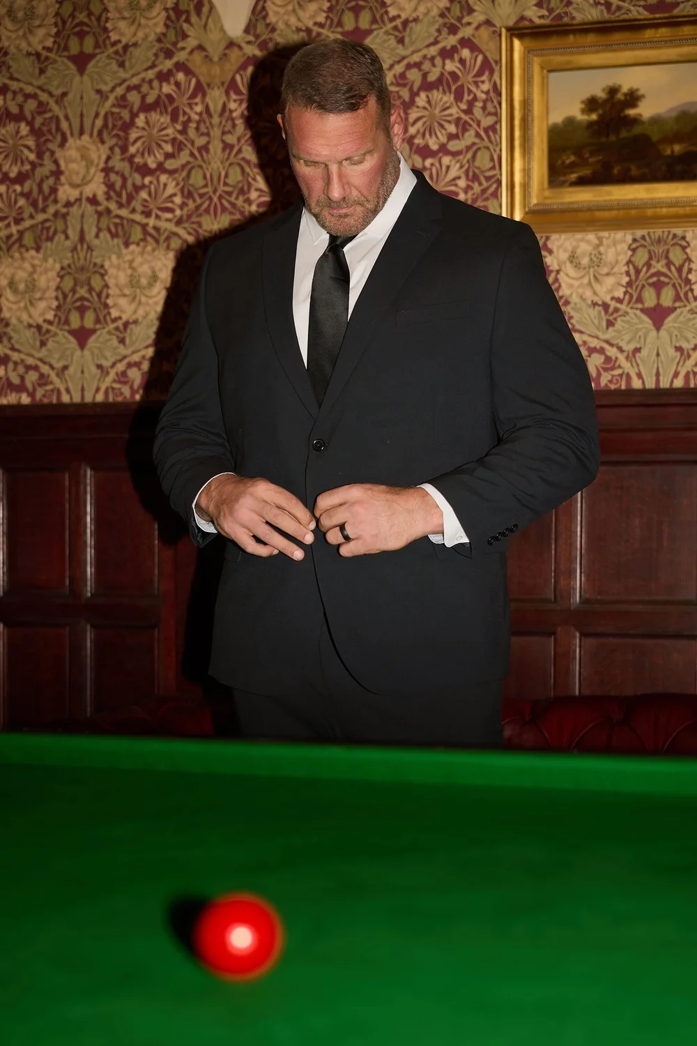 BadRhino Black Plain Suit Jacket - 48 Chest L Image 1