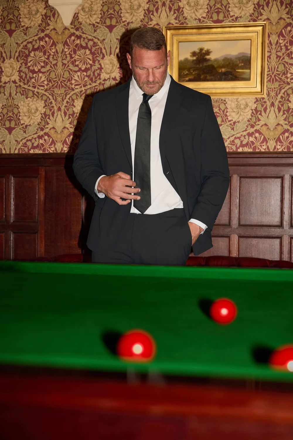 BadRhino Black Plain Suit Jacket - 48 Chest L Image 2