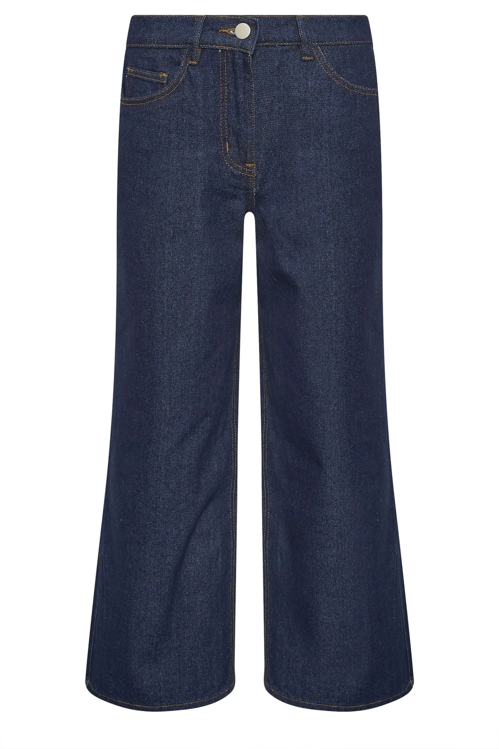 PixieGirl Petite Indigo Blue Stretch Wide Leg Jeans - 14/L27 Image 5
