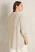Evans Curve Natural Brown Premium Linen Shirt - 18 Image 4