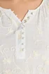 Evans Curve Ivory White Floral Embroidered Blouse - 16 Image 5