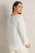 Evans Curve Ivory White Floral Embroidered Blouse - 16 Image 4