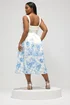 Yours London Curve White Floral Midi Skater Dress - 22 Image 4
