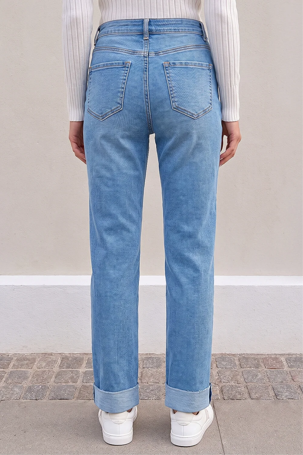 Roman Denim Petite Turn Up Pocket Jeans - 14 Image 3