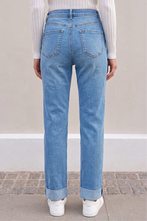 Roman Denim Petite Turn Up Pocket Jeans - 14 Image 3