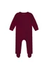 Pyjamily Rich Burgundy Midnight Jewel Baby's One-Piece Matching Pyjama Sleepsuit (0m-18m) - 9-12 months Image 1