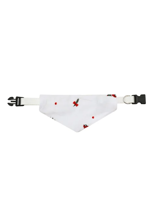 My Christmas Pyjamas White Driving Home For Christmas Pet Matching Bandana - S Image 1