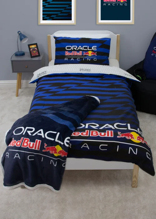 Red Bull Racing Blue Automatic Duvet Cover - Single Image 1