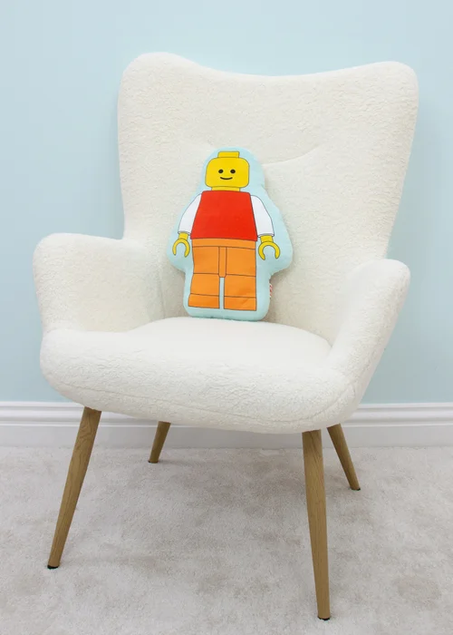 Lego Colourblock Multicolour Shaped Cushion - One Size Image 5