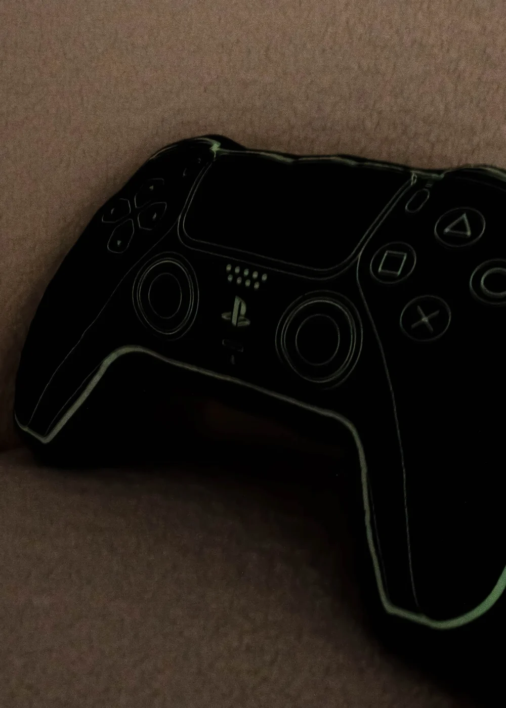 PlayStation Glow In The Dark Shaped Cushion - One Size Image 5
