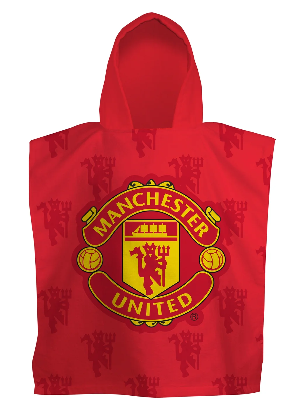 Manchester United FC Red Boots Poncho - Medium Image 1