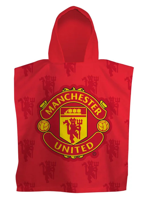 Manchester United FC Red Boots Poncho - Medium Image 1