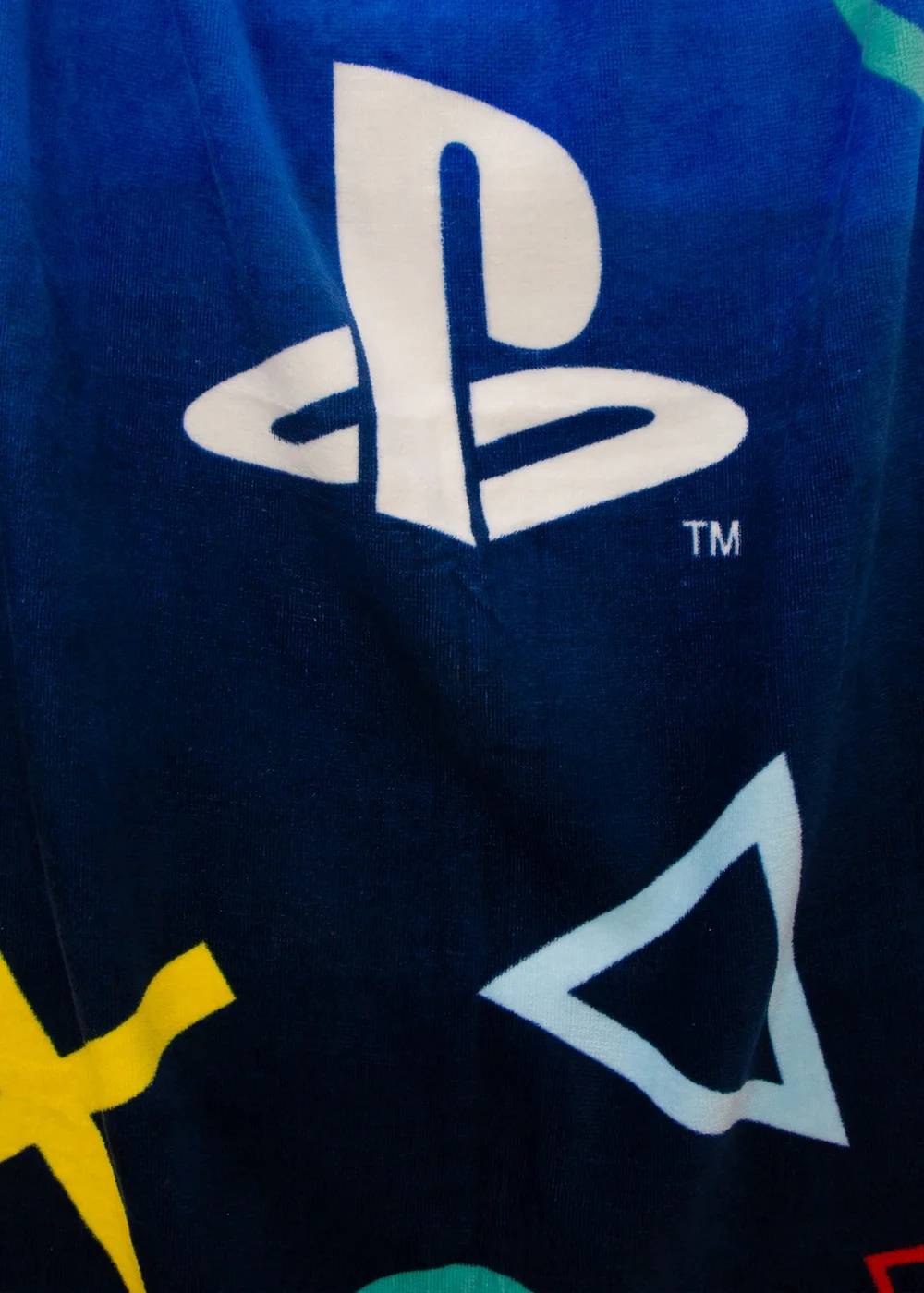 PlayStation Blue Scatter Towel - 70x140cm Image 2