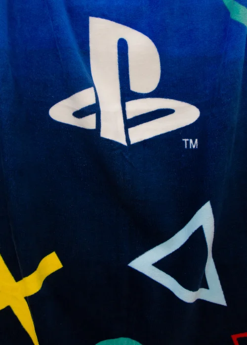 PlayStation Blue Scatter Towel - 70x140cm Image 2