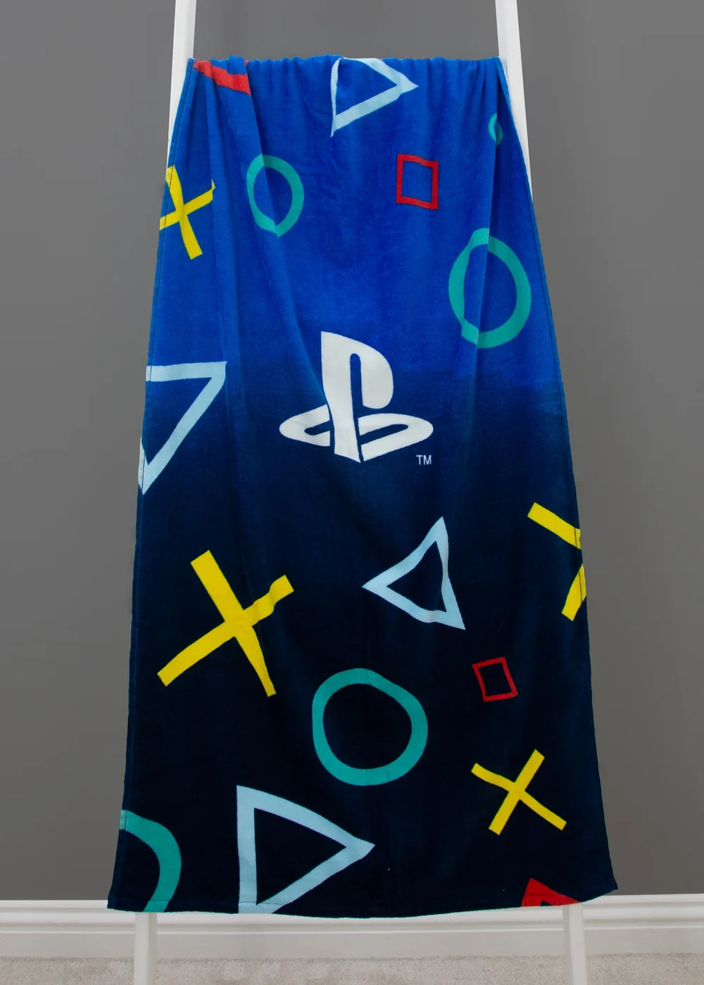 PlayStation Blue Scatter Towel - 70x140cm Image 1